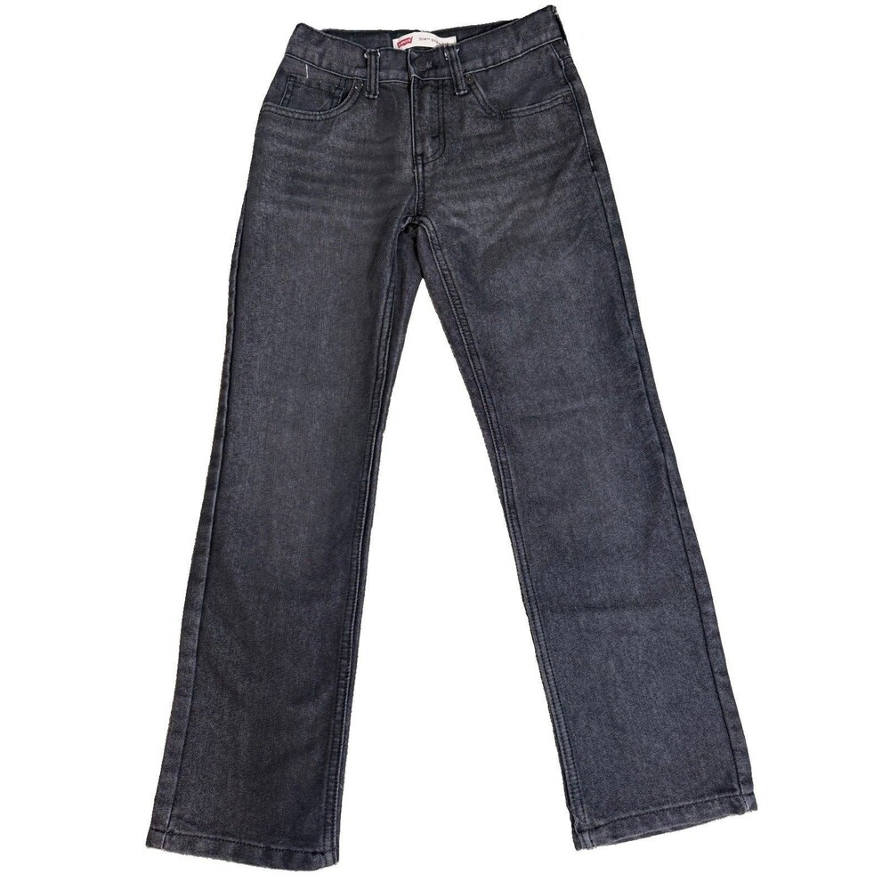Levi 514 Straight Jeans Womens 12 Regular (26x27) Black Mid-Rise
